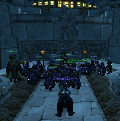 Sometimes there are just too many players for party chat - create a WoW chat channel to talk without joining a raid group